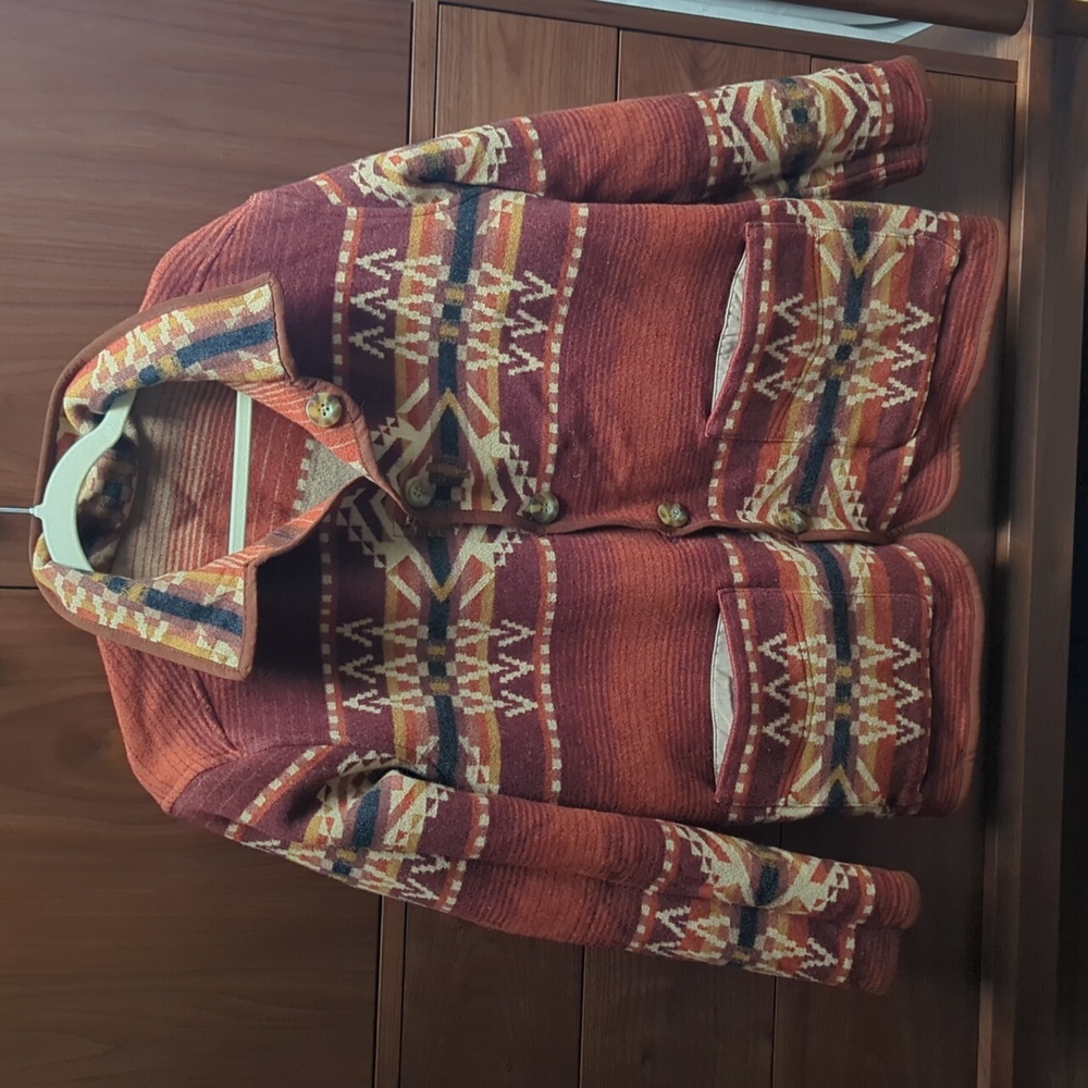 Pendleton Beacon Rock Wool Reversible Chore Coat - image 5